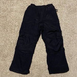 Lands End Kids Black Reinforced Knee Insulated Snow/Ski/Snowboard Pants Size 10